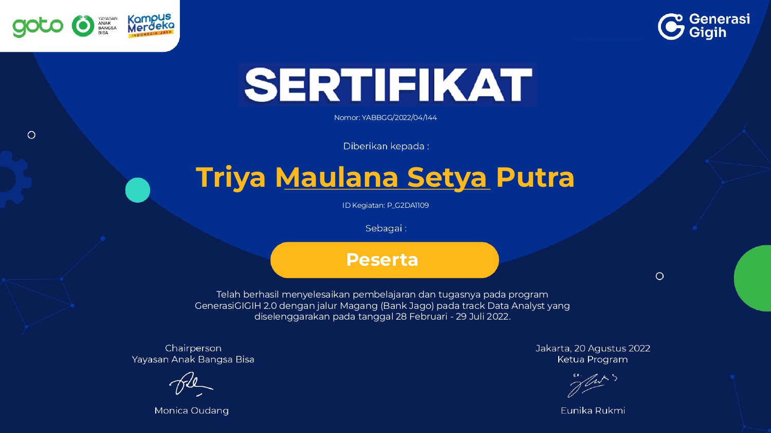Course Certificate